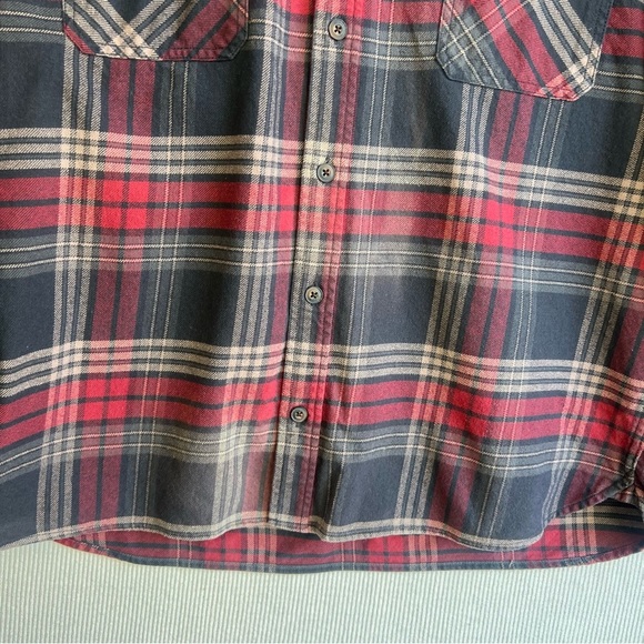 Jachs Heritage 100% Cotton Flannel Button Front Plaid Shirt Men’s Size XXL 2XL - Picture 5 of 13